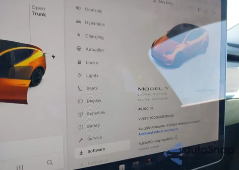 2021 Tesla Model Y Long Range Dual Motor All-Wheel Drive из США, поврежденный, VIN 5YJYGDEE2MF216935